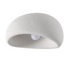 Dekoracyjny nowoczesny biały plafon lampa sufitowa designerski styl owalna STONE DN426-50C Step Into Design